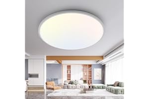16.5 Inch LED Flush Mount Ceiling Light, 3000K-4500K-6000K 3 Color Selectable Ceiling Lamp, 36W 4200LM Luminaire Plafonnier L