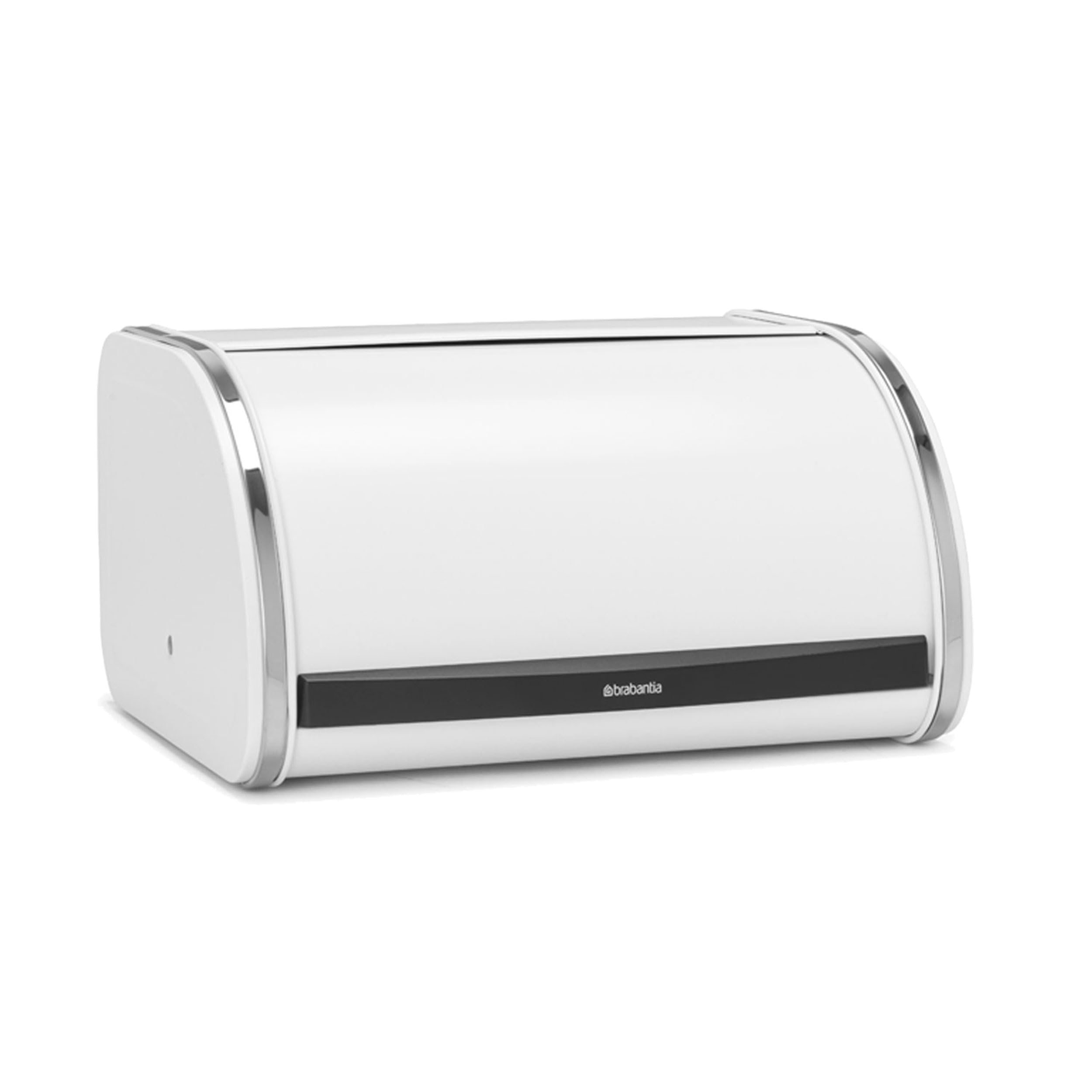 Brabantia Roll Top Bread Bin, White, Medium, 306044