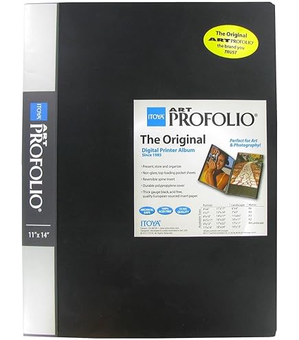 Amazon.com: Itoya Original Art ProFolio 11x14 Black 48-Page Art