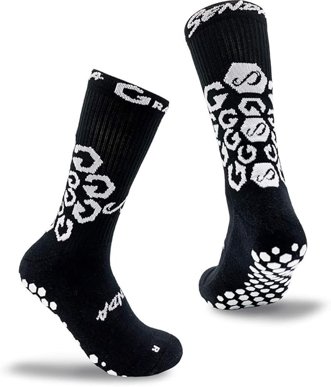 SENDA unisexadult Gravity Performance Grip Socks with NonSlip