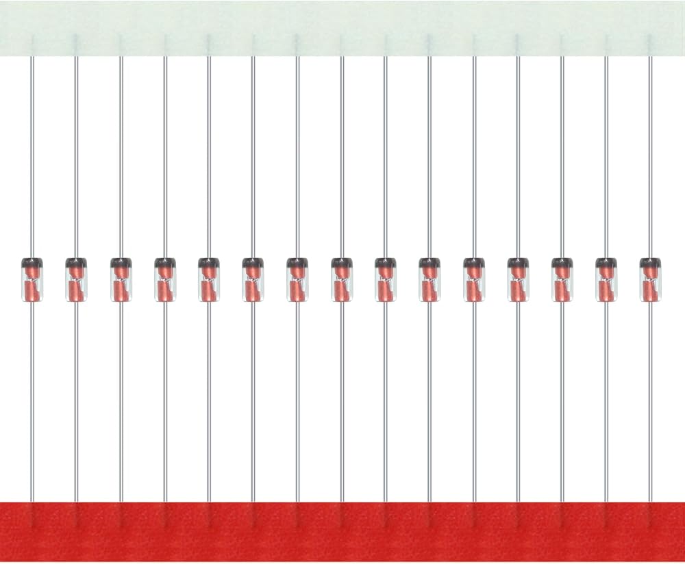AUKENIEN 1N34A IN34 Germanium Diode 50mA 65V Pack of 30