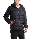 Reebok Men's Jacket – Lightweight Hooded Quilted