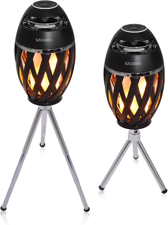 dancing flame bluetooth speaker