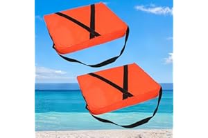 Boat Throwable Flotation Device,18x14in High Buoyancy Foam Boat Cushions Life Preserver, Emergency Marine Throwable Flotation