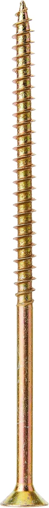 ForgeFix Multi-Purpose Single Thread Screws 6.0 x 120mm Zinc Yellow Passivated