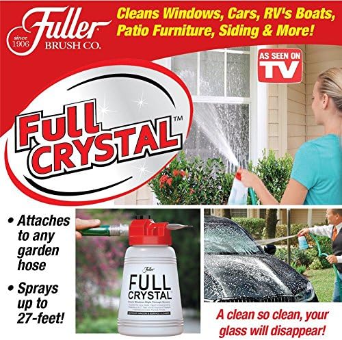 Fuller Brush Full Crystal Refills - Cleans up to 40 total windows-New! As Seen On TV