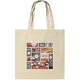 Harry Potter Cute Chibi Pattern Grocery Travel Reusable Tote Bag