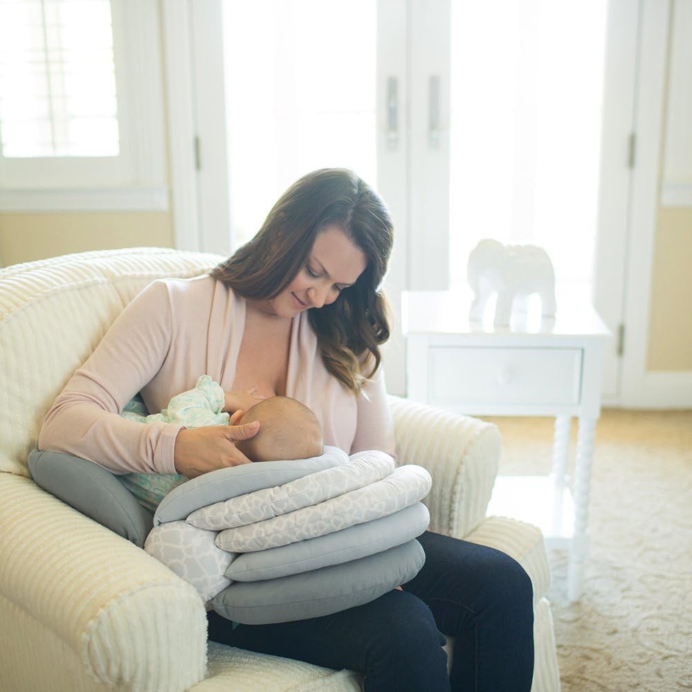 RRSHUN Multifunction Elevate Adjustable Nursing Pillow Infant Feeding Support Mom Feeding Pillows