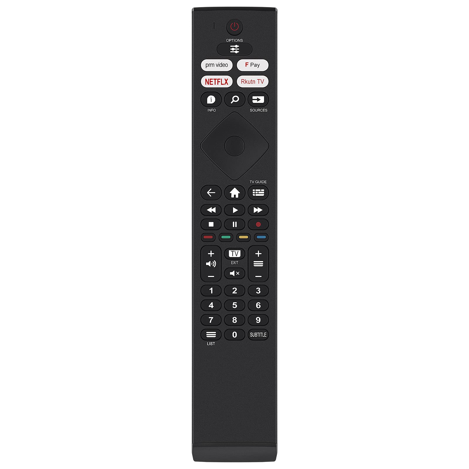 New HR45B-GJ05 Remote Control Replacement - 398GR08BEPHN0040HR TV Replace Remote Control fit for Philips TV HR45B-GJ02 Remote Control for 43PUS7855/12, 50PUS7855/12 Remote Controller