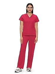 floralhue Scrubs for Women, V-Neck Scrubs Top