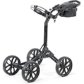 Bag Boy Quad Pro Push Cart, Black/Slate