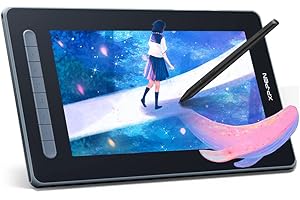 Drawing Tablet with Screen XPPen 12 inch - Graphic Tablet Artist 12 2nd Gen, IPS Drawing Monitor Full-Laminated 2-in-1 Pen Di