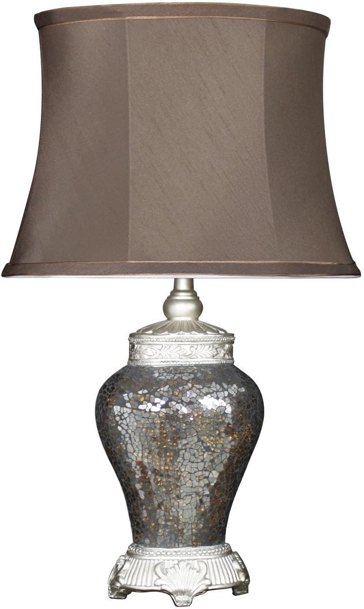Regency Table Lamp Finish: Bronze, Shade Colour: Chocolate