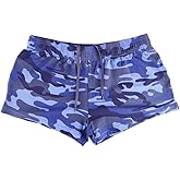 JEEING GEAR Men's Bodybuilding Gym Workout Fitness Shorts 3" Inseam inch Cotton Without Pocket