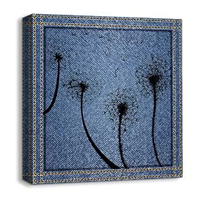 Canvas Wall Art Beautiful Jeans Fabric...