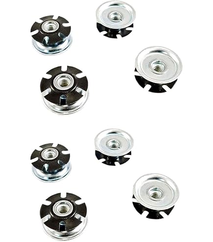 thumbnail image 2 of 8 Pack Threaded Star Type 1-1/4(OD) Square Tubing Insert 1/4-20 Thread... 2 of 14