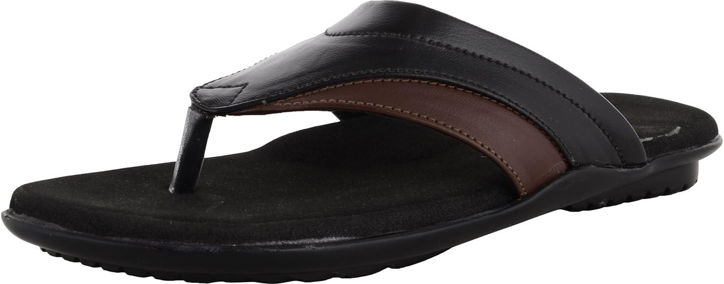 MCR Men's Black Synthetic Sandals