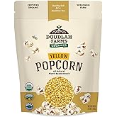 Organic Yellow Popcorn Kernels Unpopped 3 lb - Healthy, Non-GMO, Unsalted, Pesticide-Free, Chemical-Free, Glyphosate-Free, Grown in Regenerative Soil by a Wisconsin Family Farm