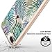 iPhone 7 Plus Case, iPhone 8 Plus Case, Clear iPhone 7 Plus Case, MOSNOVO Tropical Palm Tree Leaves Clear Design Printed with TPU Bumper Case Cover for iPhone 7 Plus (2016) / iPhone 8 Plus (2017)