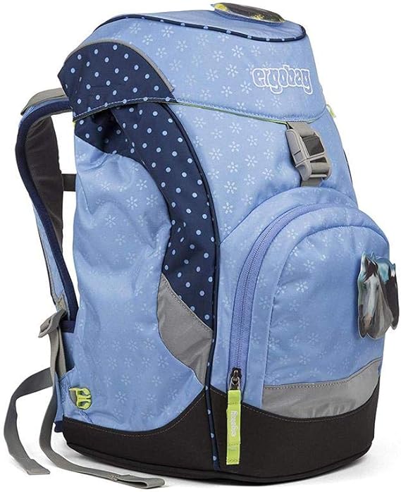 ERGOBAG HimmelreitBär Children's Backpack, 35 cm, Pink (Blaue Punkte