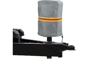 NEWFOM Electric Tongue Jack Cover Universal RV Electric Tongue Trailer Protective Cover Camper Accessories for Outside(14″H x 5″W x 10″D)