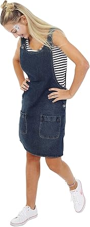 denim pinafore size 18
