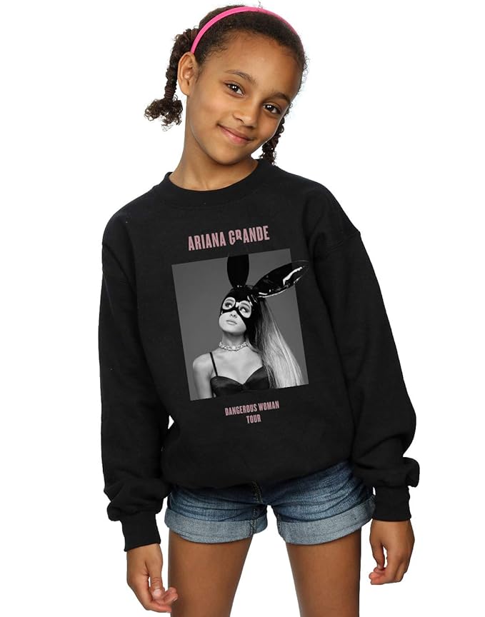 Absolute Cult Ariana Grande Mädchen Dangerous Woman Sweatshirt