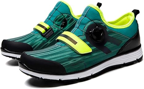 Amazon Co Jp メンズゴルフシューズ ハイキングやゴルフに適した防水通気性のない滑り軽量スポーツシューズ グリーン 45 ホーム キッチン