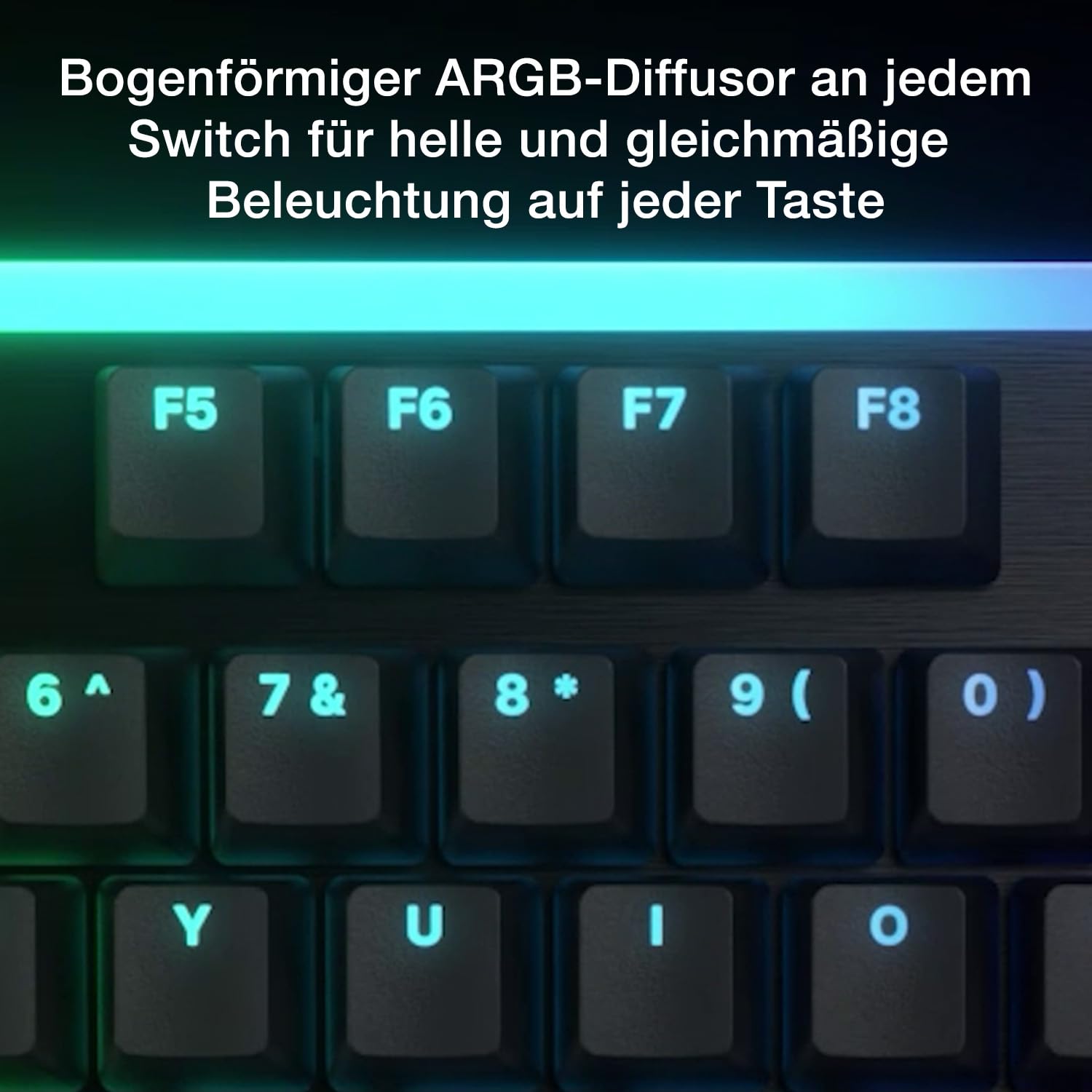 be quiet! Light Mount Silent Linear DE ISO Tastatur, mechanische Switches, schneller Tastenanschlag, 3 Schichten Dämmung, ab Werk geschmierte Schalter, Hot-Swap-Funktion, PBT-Double-Shot-Tastenkappen 6