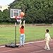 PEXMOR Basketball Hoop Portable Adjustable Height Poolside Basketball Stand System for Youth Kids Teenagers Indoor Outdoor with 32