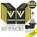 Voltage Automotive 9006 HB3 Bulb (10 Pack) - Standard Replacement For Low Beam High Beam Driving Fog Light