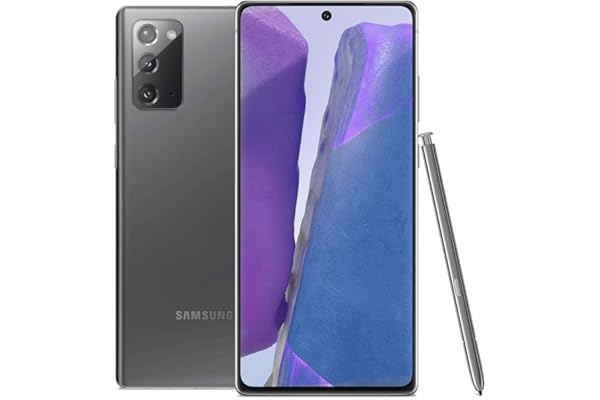 Samsung Electronics Galaxy Note 20 5G Unlocked Android Cell Phone | US Version | 128GB of Storage | Mobile Gaming Smartphone | Long-Lasting Battery | Mystic Gray (Renewed)
