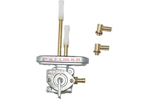 PARTMAN 25-5595/447-24500-02-00 Fit Yamaha Petcock Fuel Gas Tap Valve Right or Left XS650 1978-84 SR 500 2FastMoto XS750 Special XS850 XS1100