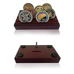 ASmileIndeep Small Military Challenge Coins Display