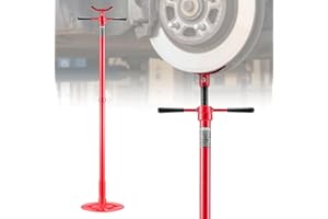 VEVOR Underhoist Support Stand, 3/4 Ton (1653 lbs) Capacity Under Hoist Jack Stand, Lifting from 54.02" to 83.86", Bearing Mo