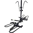 KAC E2 1.25" & 2" Hitch Mounted Rack 2-Bike Platform Style Carrier for Standard and Fat Tire Bicycles - 2 Bikes X 30 lbs (60 lbs Total) Heavy Weight Capacity - Hitch Adapter Included