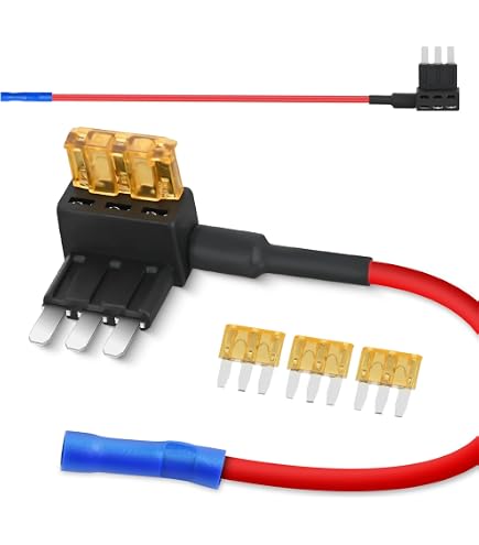 Lumision Dual Fuse Tap Micro3 ATL – With 2x 5 AMP Fuses – 2 Leads – Automotive Boat RV
