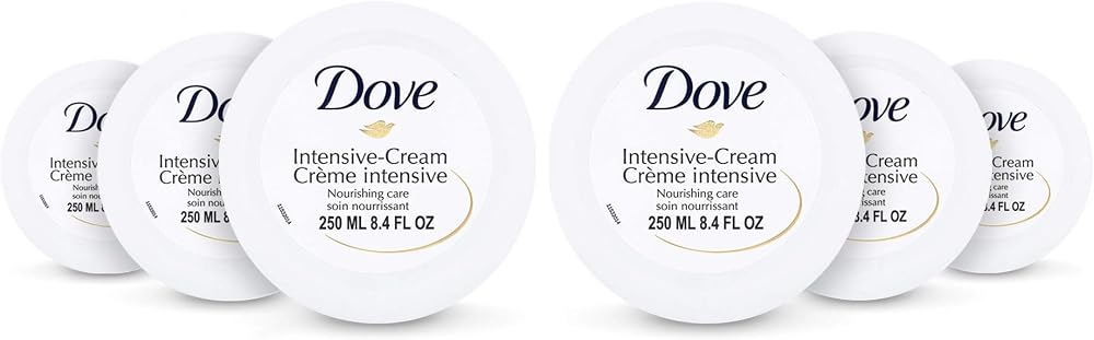Dove Intensive Nourishing Cream Blue 8.4 Oz 6 Pack Skin Care