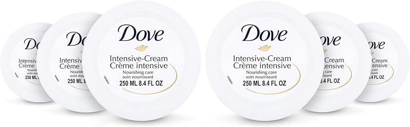 Dove Intensive Nourishing Cream Blue 8.4 Oz 6 Pack Skin Care