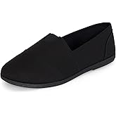 Comet ~ Womens Slip On Canvas Flats Lightweight Casual Loafer Style Shoes