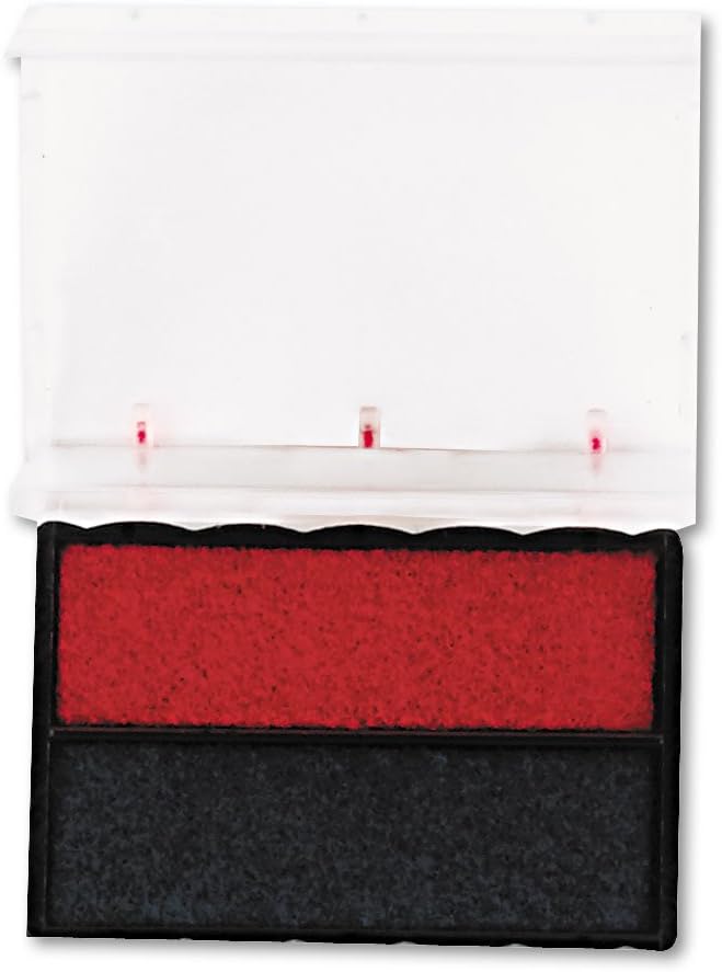 Identity Group P4850BR Trodat T4850 Dater Replacement Pad, 3/16 x 1, Blue/Red