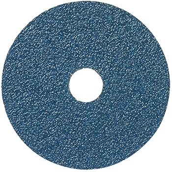 Mercer Industries 307036 36 Grit Zirconia Resin Fiber Discs (25 Pack), 4-1/2 x 7/8