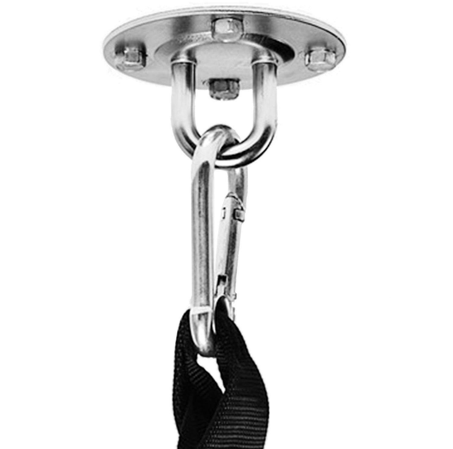 LABABE Antirust Stainless Steel 304 Heavy Duty Swing Hangers,Ceiling Mount,Mount with Stainless Steel, Swivel with ball bearings for hanging chair Yoga Hammock Chair Sandbag, Swing Sets (Swing Hook)