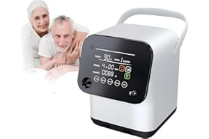 MANITAN Oxygen Concentrator Adjustable1-7L Continuous Oxygen Generator for Home Use,Intelligent Oxygen Machine with Complete Accessories,Smart Control(ROG)