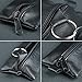 Shvigel Key Holder - 100% Genuine Leather - Keys Chain Case - Handmade Key Ring Holder (Black)