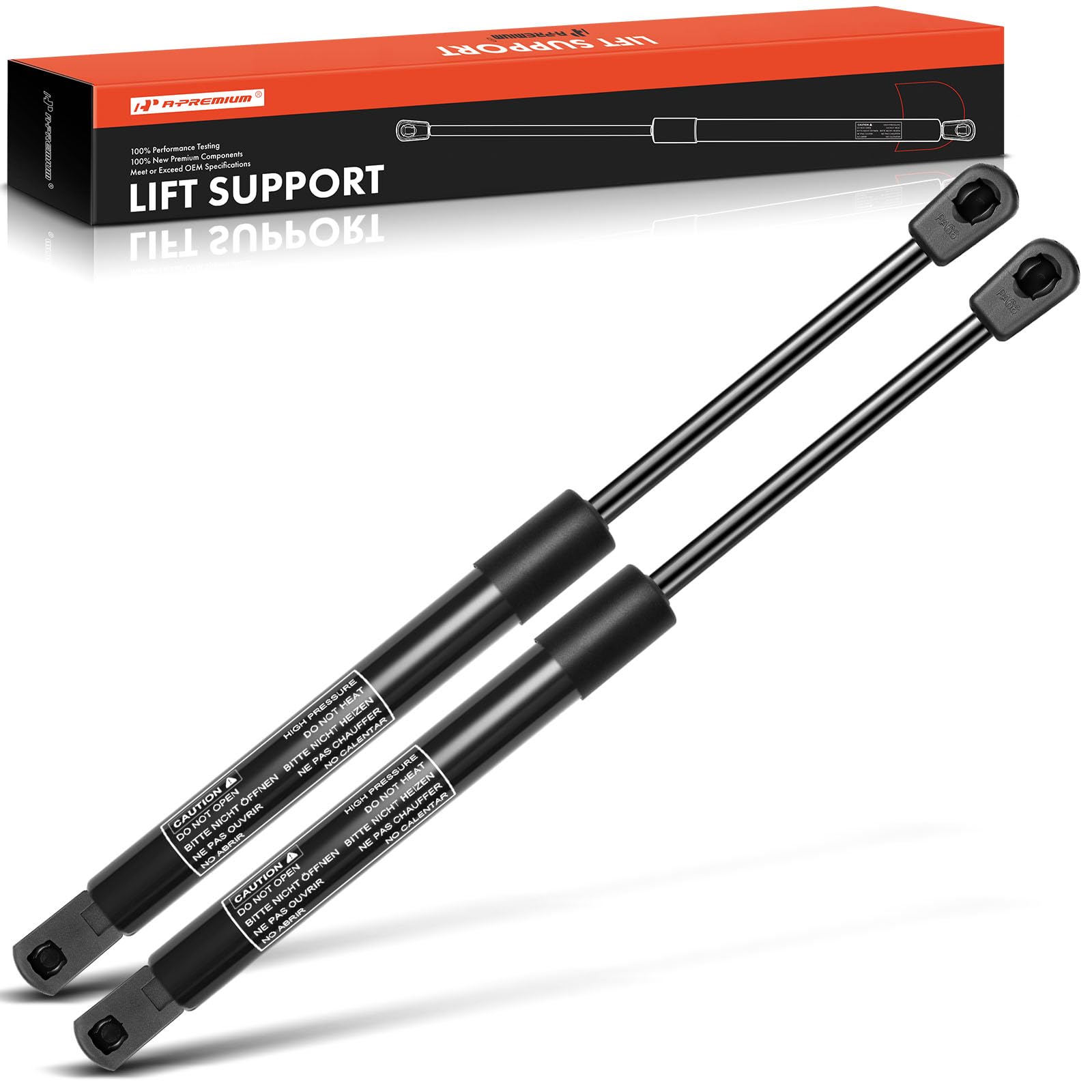 Photo 1 of A-Premium Front Hood Lift Supports Shock Struts Gas Spring Damper Compatible with Select Chevrolet Models - Corvette 2005-2013 - Replace# 10399704, 95647(2PC Set)