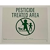 Pesticide Application Sign - New Jersey Pesticide Treatment Lawn Sign (1000 Signs Only)