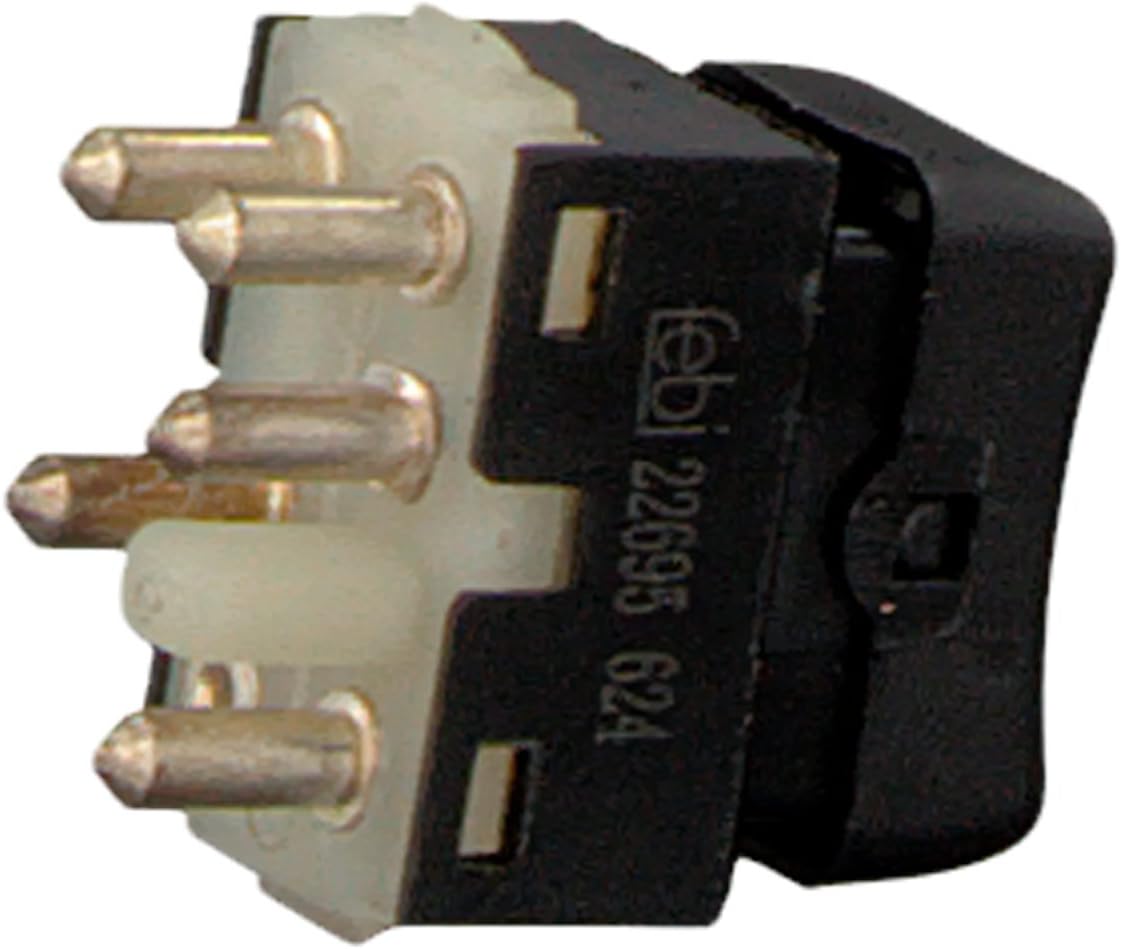 febi bilstein 22695 Rocker Switch for window regulator passenger side, pack of one, Schwarz - Image 5