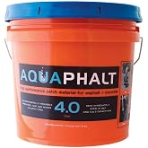 Aquaphalt 4.0 Black Water-Based Asphalt and Concrete Patch (3.5 Gallon)