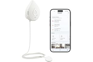 Moen 920-004 Flo Smart Water Leak Detector, 1-Pack, White